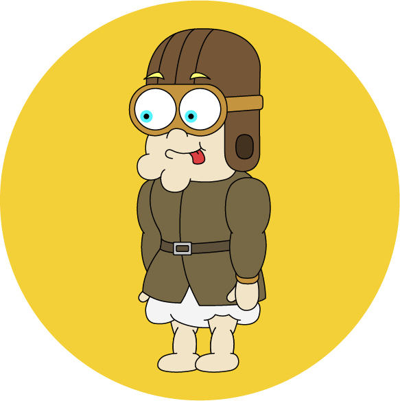 Nappyville Chad Fuselage Character