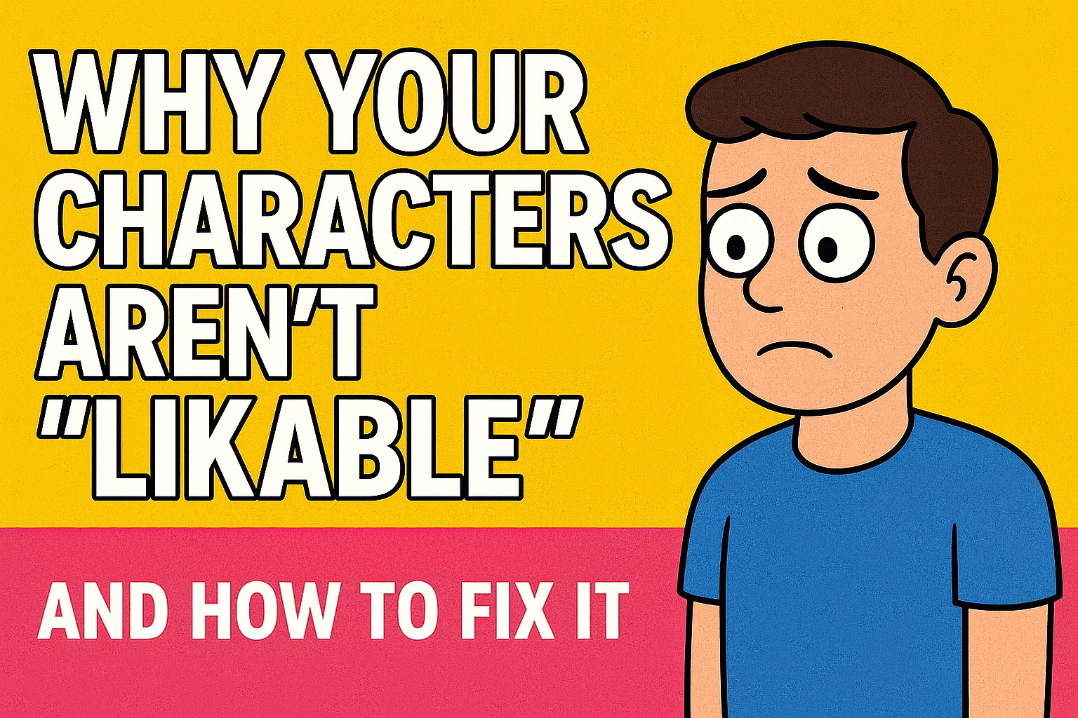 3 Ways I Make Characters More LIKABLE (+ bonus)